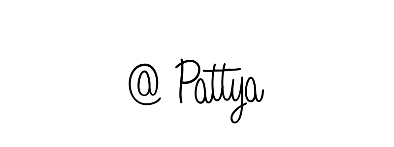 Check out images of Autograph of @ Pattya name. Actor @ Pattya Signature Style. Angelique-Rose-font-FFP is a professional sign style online. @ Pattya signature style 5 images and pictures png