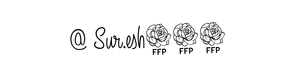 Once you've used our free online signature maker to create your best signature Angelique-Rose-font-FFP style, it's time to enjoy all of the benefits that @ Sur.esh333 name signing documents. @ Sur.esh333 signature style 5 images and pictures png