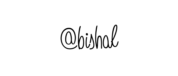You should practise on your own different ways (Angelique-Rose-font-FFP) to write your name (@bishal) in signature. don't let someone else do it for you. @bishal signature style 5 images and pictures png