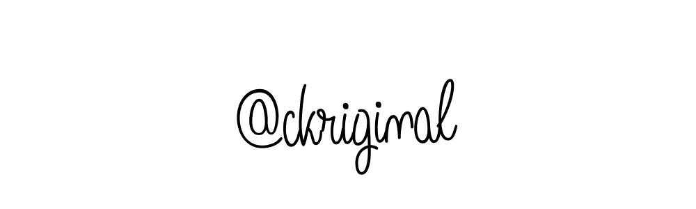 Make a beautiful signature design for name @ckriginal. Use this online signature maker to create a handwritten signature for free. @ckriginal signature style 5 images and pictures png