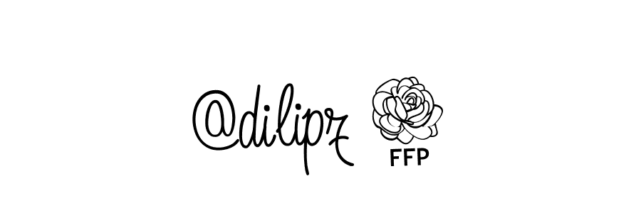 How to make @dilipz 7 name signature. Use Angelique-Rose-font-FFP style for creating short signs online. This is the latest handwritten sign. @dilipz 7 signature style 5 images and pictures png