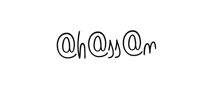 It looks lik you need a new signature style for name @h@ss@n. Design unique handwritten (Angelique-Rose-font-FFP) signature with our free signature maker in just a few clicks. @h@ss@n signature style 5 images and pictures png