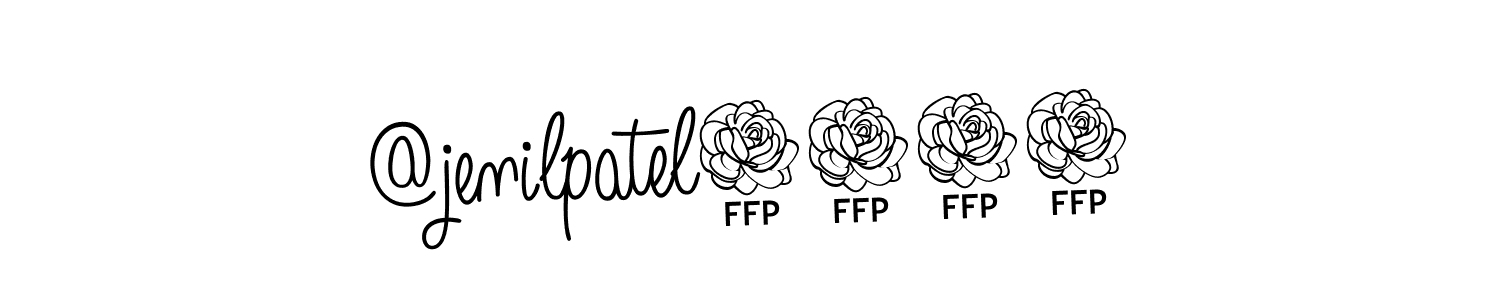 This is the best signature style for the @jenilpatel1508 name. Also you like these signature font (Angelique-Rose-font-FFP). Mix name signature. @jenilpatel1508 signature style 5 images and pictures png