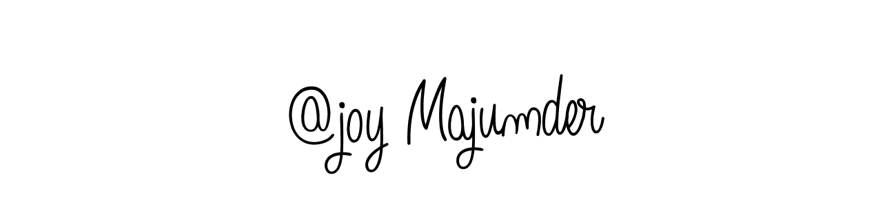 Make a beautiful signature design for name @joy Majumder. With this signature (Angelique-Rose-font-FFP) style, you can create a handwritten signature for free. @joy Majumder signature style 5 images and pictures png