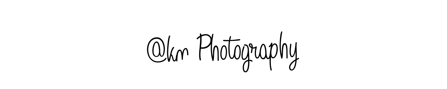 @kn Photography stylish signature style. Best Handwritten Sign (Angelique-Rose-font-FFP) for my name. Handwritten Signature Collection Ideas for my name @kn Photography. @kn Photography signature style 5 images and pictures png