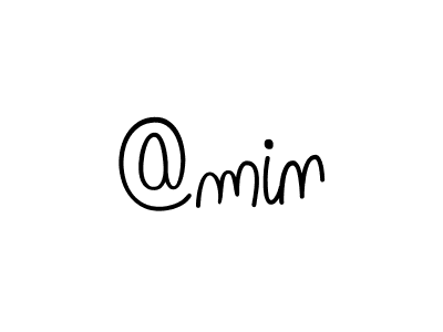 Design your own signature with our free online signature maker. With this signature software, you can create a handwritten (Angelique-Rose-font-FFP) signature for name @min. @min signature style 5 images and pictures png