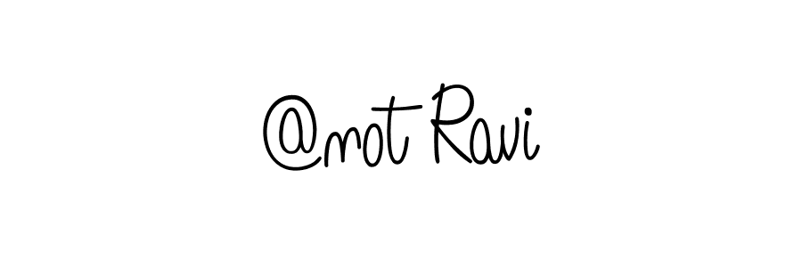 @not Ravi stylish signature style. Best Handwritten Sign (Angelique-Rose-font-FFP) for my name. Handwritten Signature Collection Ideas for my name @not Ravi. @not Ravi signature style 5 images and pictures png