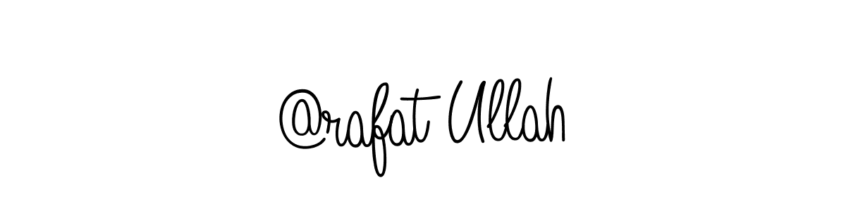 Make a beautiful signature design for name @rafat Ullah. With this signature (Angelique-Rose-font-FFP) style, you can create a handwritten signature for free. @rafat Ullah signature style 5 images and pictures png
