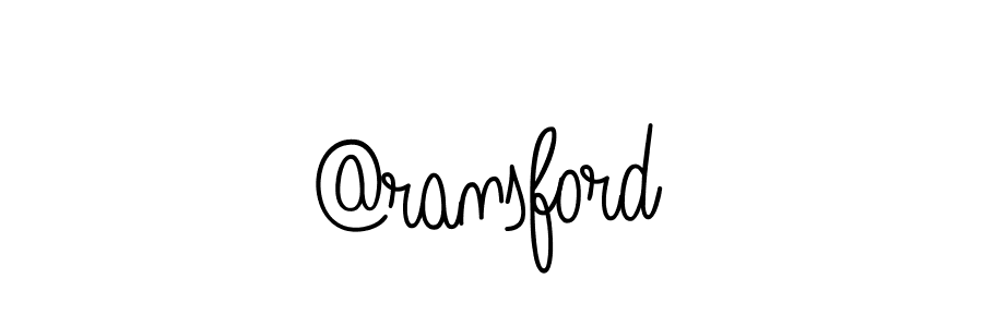 Make a beautiful signature design for name @ransford. Use this online signature maker to create a handwritten signature for free. @ransford signature style 5 images and pictures png