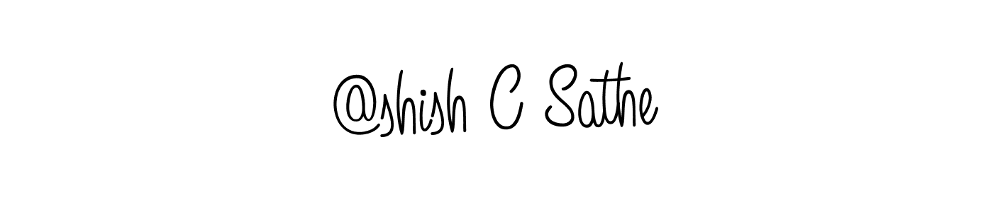 How to Draw @shish C Sathe signature style? Angelique-Rose-font-FFP is a latest design signature styles for name @shish C Sathe. @shish C Sathe signature style 5 images and pictures png