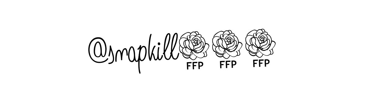 if you are searching for the best signature style for your name @snapkill007. so please give up your signature search. here we have designed multiple signature styles  using Angelique-Rose-font-FFP. @snapkill007 signature style 5 images and pictures png