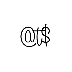 You can use this online signature creator to create a handwritten signature for the name @t$. This is the best online autograph maker. @t$ signature style 5 images and pictures png