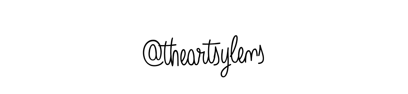 This is the best signature style for the @theartsylens name. Also you like these signature font (Angelique-Rose-font-FFP). Mix name signature. @theartsylens signature style 5 images and pictures png