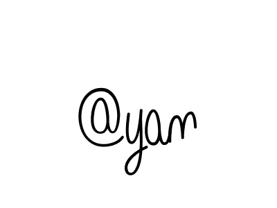 Also we have @yan name is the best signature style. Create professional handwritten signature collection using Angelique-Rose-font-FFP autograph style. @yan signature style 5 images and pictures png