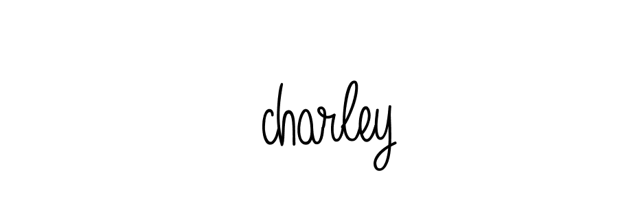 You should practise on your own different ways (Angelique-Rose-font-FFP) to write your name ( charley) in signature. don't let someone else do it for you.  charley signature style 5 images and pictures png