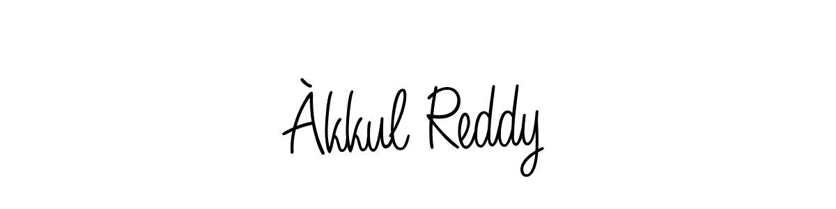 This is the best signature style for the Àkkul Reddy name. Also you like these signature font (Angelique-Rose-font-FFP). Mix name signature. Àkkul Reddy signature style 5 images and pictures png