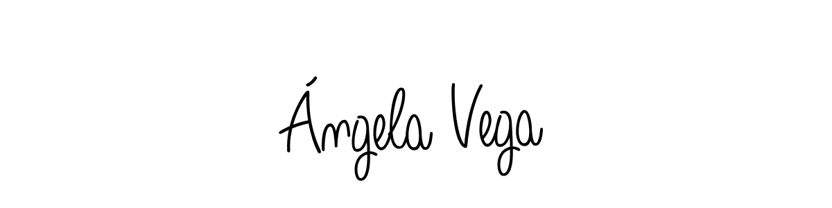 if you are searching for the best signature style for your name Ángela Vega. so please give up your signature search. here we have designed multiple signature styles  using Angelique-Rose-font-FFP. Ángela Vega signature style 5 images and pictures png