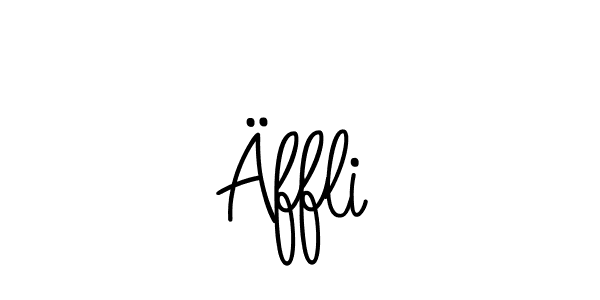 How to Draw Äffli signature style? Angelique-Rose-font-FFP is a latest design signature styles for name Äffli. Äffli signature style 5 images and pictures png