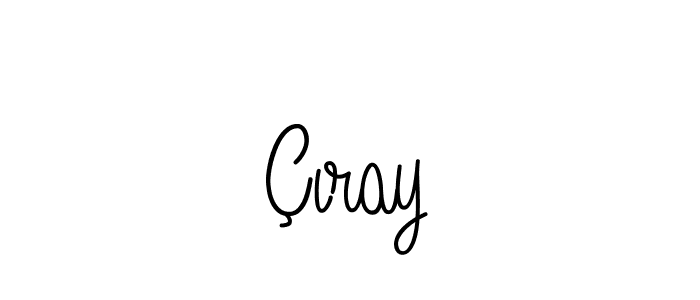 The best way (Angelique-Rose-font-FFP) to make a short signature is to pick only two or three words in your name. The name Çıray include a total of six letters. For converting this name. Çıray signature style 5 images and pictures png