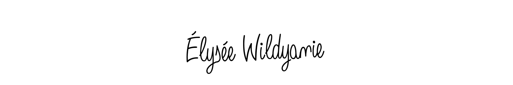 Similarly Angelique-Rose-font-FFP is the best handwritten signature design. Signature creator online .You can use it as an online autograph creator for name Élysée Wildyanie. Élysée Wildyanie signature style 5 images and pictures png