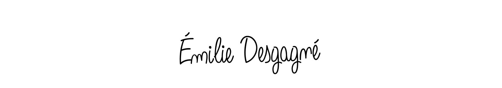 Check out images of Autograph of Émilie Desgagné name. Actor Émilie Desgagné Signature Style. Angelique-Rose-font-FFP is a professional sign style online. Émilie Desgagné signature style 5 images and pictures png