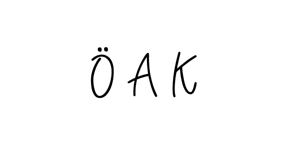 You can use this online signature creator to create a handwritten signature for the name Ö A K. This is the best online autograph maker. Ö A K signature style 5 images and pictures png