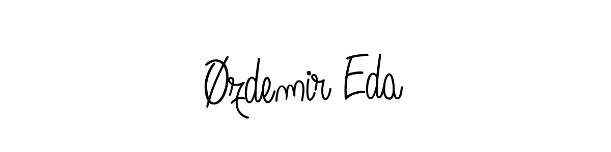 How to make Øzdemir Eda name signature. Use Angelique-Rose-font-FFP style for creating short signs online. This is the latest handwritten sign. Øzdemir Eda signature style 5 images and pictures png