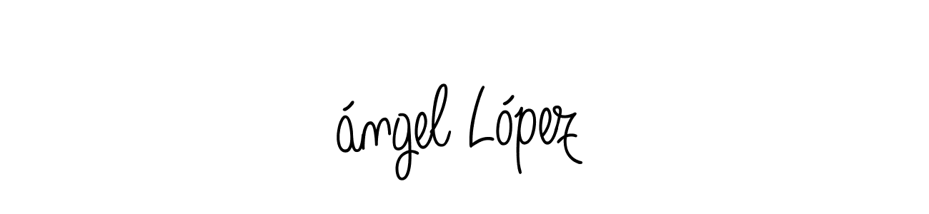 Check out images of Autograph of ángel López name. Actor ángel López Signature Style. Angelique-Rose-font-FFP is a professional sign style online. ángel López signature style 5 images and pictures png