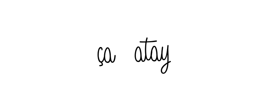 Create a beautiful signature design for name çağatay. With this signature (Angelique-Rose-font-FFP) fonts, you can make a handwritten signature for free. çağatay signature style 5 images and pictures png