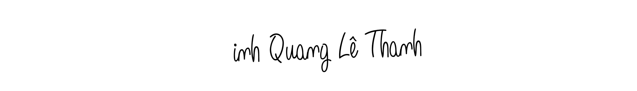 Make a beautiful signature design for name Đinh Quang Lê Thanh. Use this online signature maker to create a handwritten signature for free. Đinh Quang Lê Thanh signature style 5 images and pictures png