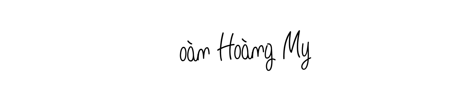 Design your own signature with our free online signature maker. With this signature software, you can create a handwritten (Angelique-Rose-font-FFP) signature for name Đoàn Hoàng My. Đoàn Hoàng My signature style 5 images and pictures png