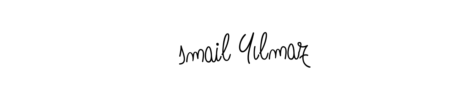 Use a signature maker to create a handwritten signature online. With this signature software, you can design (Angelique-Rose-font-FFP) your own signature for name İsmail Yılmaz. İsmail Yılmaz signature style 5 images and pictures png