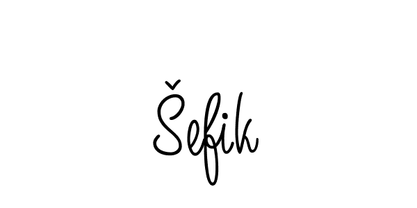 Also we have Šefik name is the best signature style. Create professional handwritten signature collection using Angelique-Rose-font-FFP autograph style. Šefik signature style 5 images and pictures png