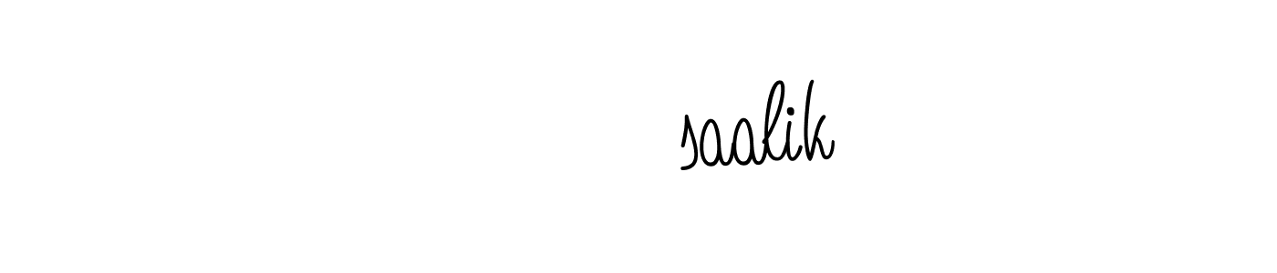 How to make سالکsaalik signature? Angelique-Rose-font-FFP is a professional autograph style. Create handwritten signature for سالکsaalik name. سالکsaalik signature style 5 images and pictures png