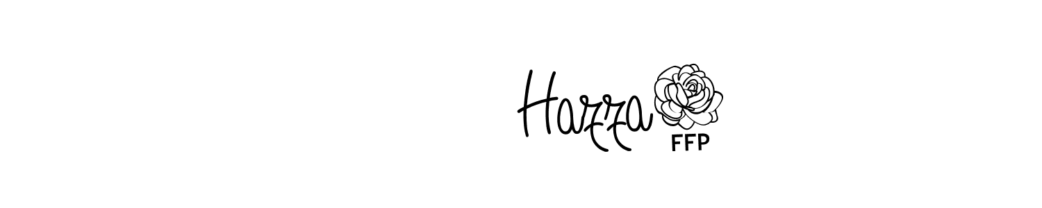 How to make هزاع Hazza3 name signature. Use Angelique-Rose-font-FFP style for creating short signs online. This is the latest handwritten sign. هزاع Hazza3 signature style 5 images and pictures png