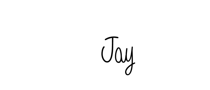 How to make अ Jay signature? Angelique-Rose-font-FFP is a professional autograph style. Create handwritten signature for अ Jay name. अ Jay signature style 5 images and pictures png