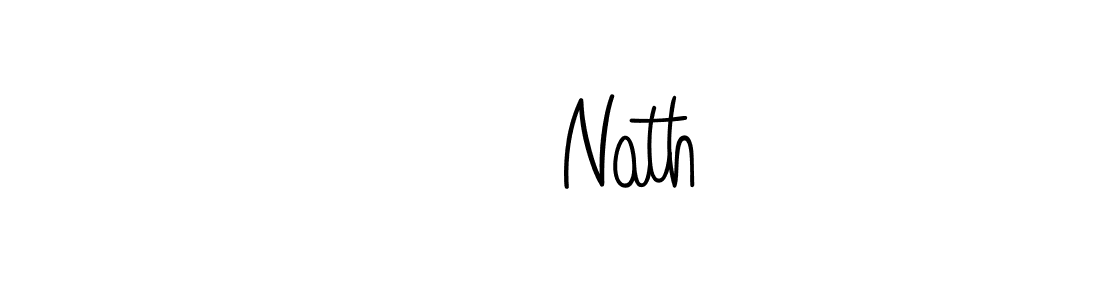 Create a beautiful signature design for name नव Nath. With this signature (Angelique-Rose-font-FFP) fonts, you can make a handwritten signature for free. नव Nath signature style 5 images and pictures png