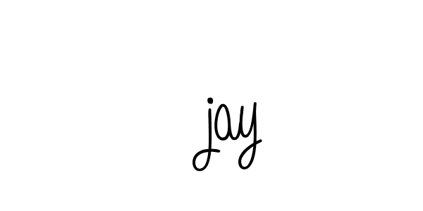 How to make அjay name signature. Use Angelique-Rose-font-FFP style for creating short signs online. This is the latest handwritten sign. அjay signature style 5 images and pictures png