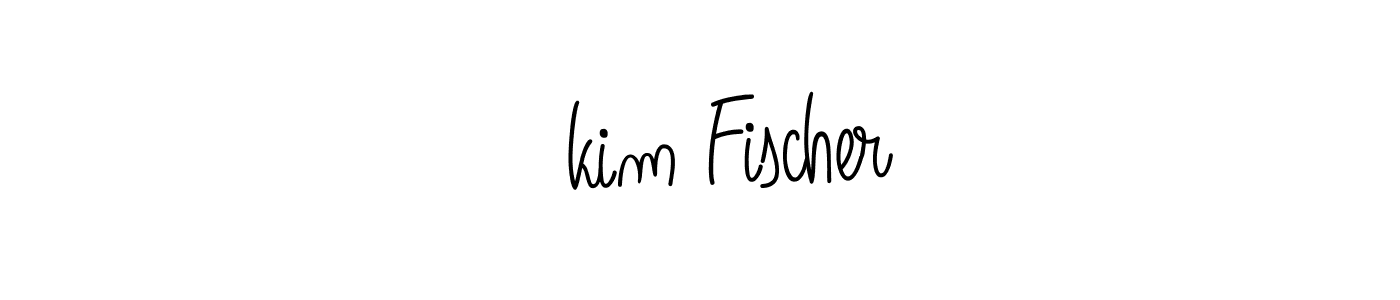 Design your own signature with our free online signature maker. With this signature software, you can create a handwritten (Angelique-Rose-font-FFP) signature for name ​kim Fischer. ​kim Fischer signature style 5 images and pictures png