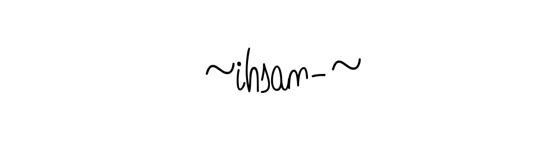 The best way (Angelique-Rose-font-FFP) to make a short signature is to pick only two or three words in your name. The name ★~ihsan-~ include a total of six letters. For converting this name. ★~ihsan-~ signature style 5 images and pictures png