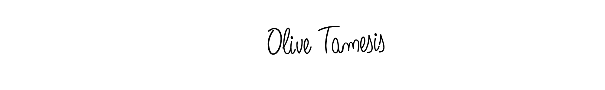 Similarly Angelique-Rose-font-FFP is the best handwritten signature design. Signature creator online .You can use it as an online autograph creator for name ❤️ Olive Tamesis. ❤️ Olive Tamesis signature style 5 images and pictures png