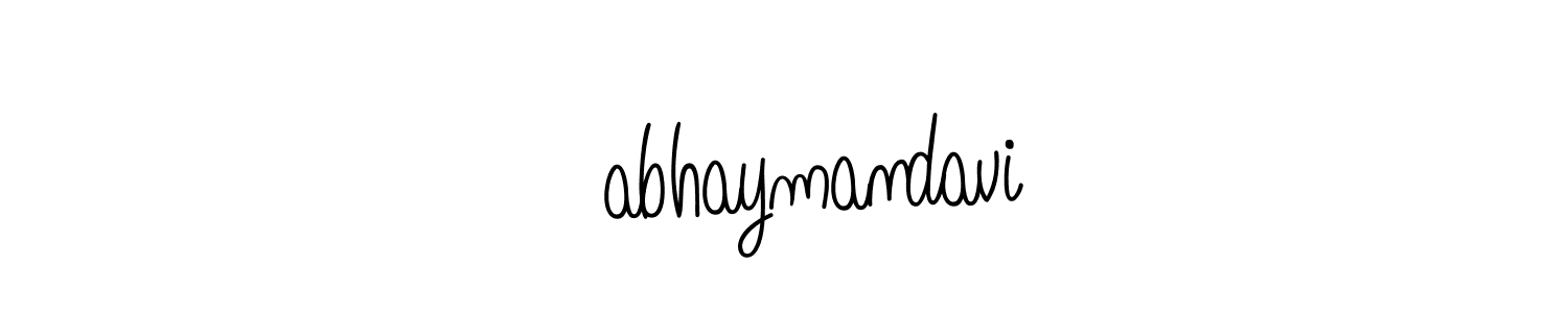 How to Draw ❤abhaymandavi signature style? Angelique-Rose-font-FFP is a latest design signature styles for name ❤abhaymandavi. ❤abhaymandavi signature style 5 images and pictures png