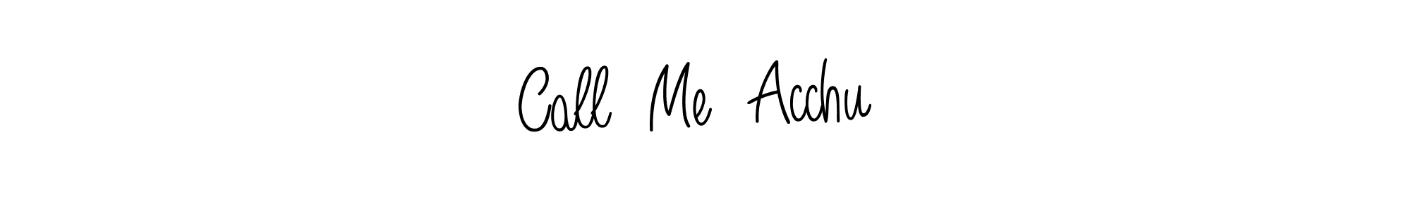 Make a beautiful signature design for name   Call  Me  Acchu   . Use this online signature maker to create a handwritten signature for free.   Call  Me  Acchu    signature style 5 images and pictures png