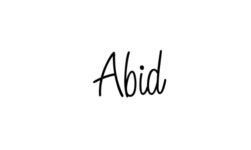 if you are searching for the best signature style for your name  Abid. so please give up your signature search. here we have designed multiple signature styles  using Angelique-Rose-font-FFP.  Abid signature style 5 images and pictures png