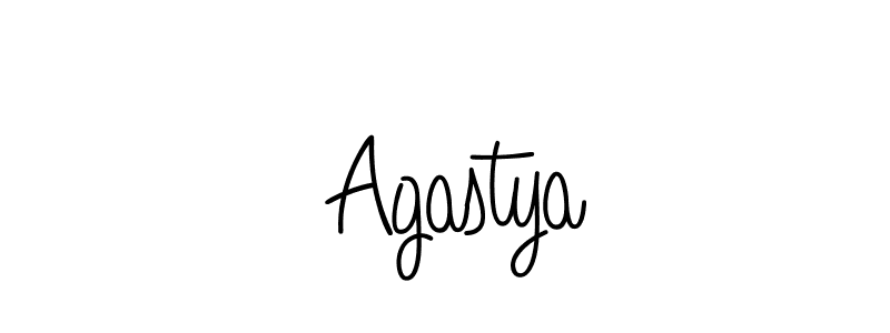 The best way (Angelique-Rose-font-FFP) to make a short signature is to pick only two or three words in your name. The name  Agastya include a total of six letters. For converting this name.  Agastya signature style 5 images and pictures png