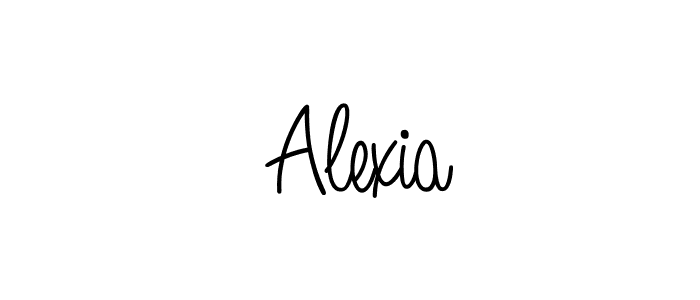 Make a short  Alexia signature style. Manage your documents anywhere anytime using Angelique-Rose-font-FFP. Create and add eSignatures, submit forms, share and send files easily.  Alexia signature style 5 images and pictures png