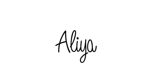 Best and Professional Signature Style for  Aliya. Angelique-Rose-font-FFP Best Signature Style Collection.  Aliya signature style 5 images and pictures png