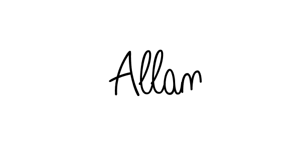 Here are the top 10 professional signature styles for the name  Allan. These are the best autograph styles you can use for your name.  Allan signature style 5 images and pictures png