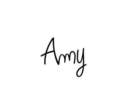 Design your own signature with our free online signature maker. With this signature software, you can create a handwritten (Angelique-Rose-font-FFP) signature for name  Amy.  Amy signature style 5 images and pictures png