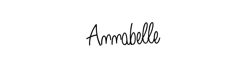 It looks lik you need a new signature style for name  Annabelle. Design unique handwritten (Angelique-Rose-font-FFP) signature with our free signature maker in just a few clicks.  Annabelle signature style 5 images and pictures png
